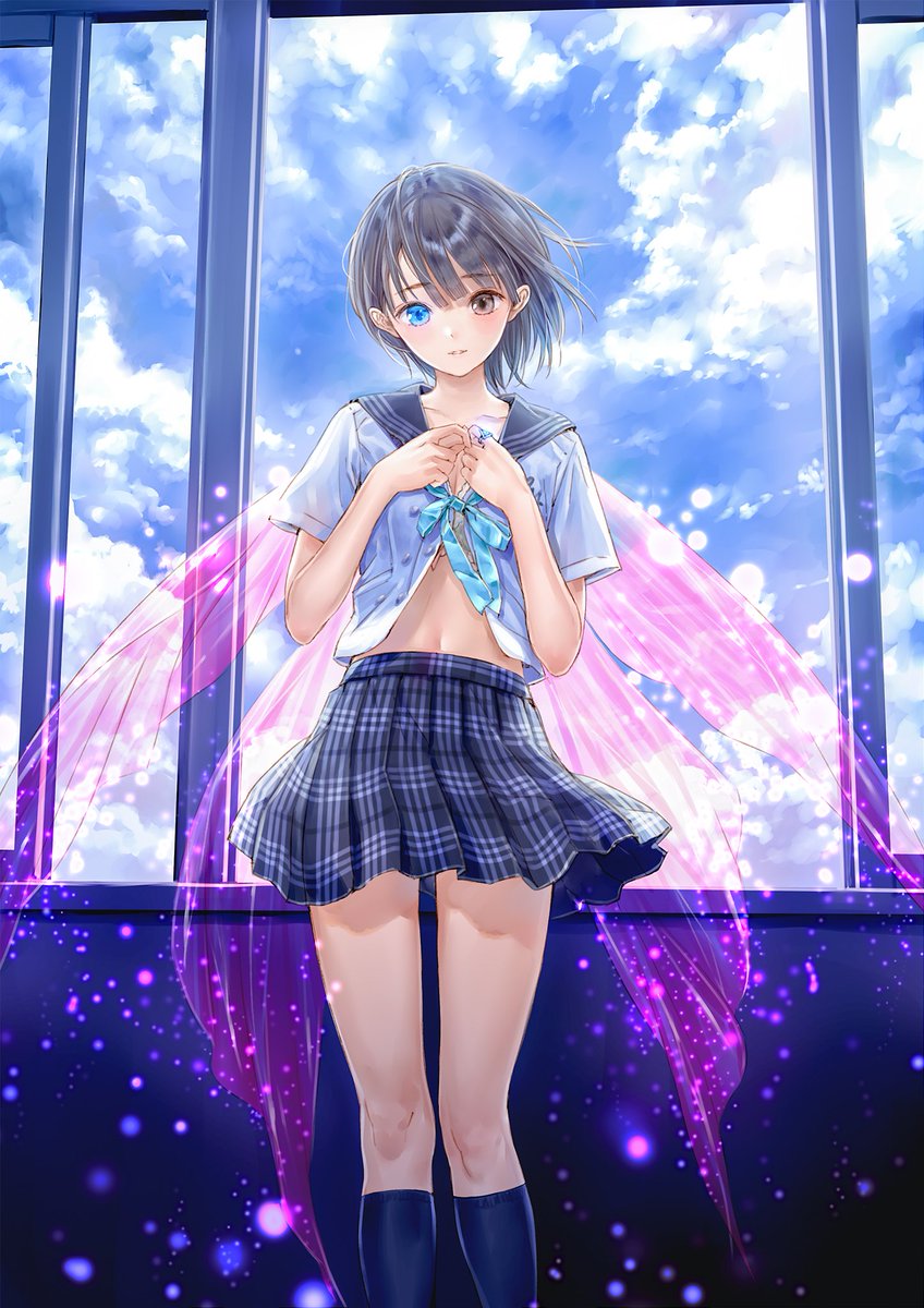 BLUE REFLECTION 公式ビジュアルコレクション」 表紙に使われる