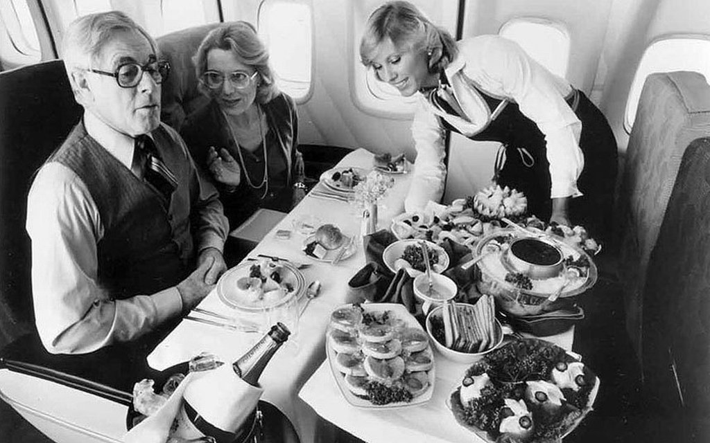 パンナム（パン＝アメリカン航空）黄金時代の70年代前半。ファーストや