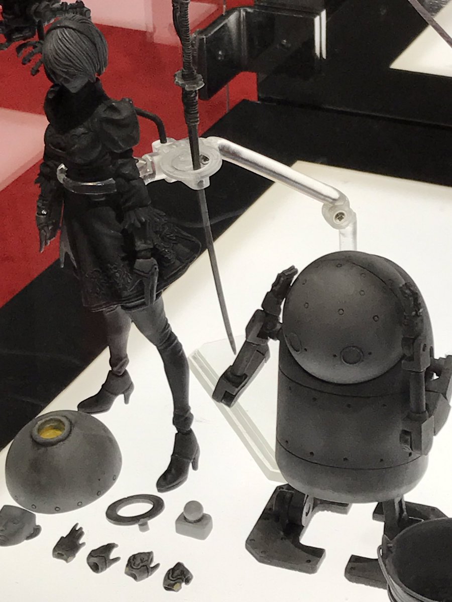 ニーアオートマタ ブリングアーツから2B&機械生命体の原型が初展示です