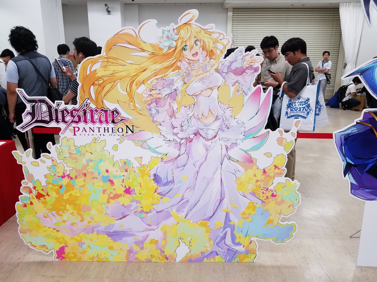 電気外祭り】 ただいま、Dies irae PANTHEONの等身大パネルをブース前