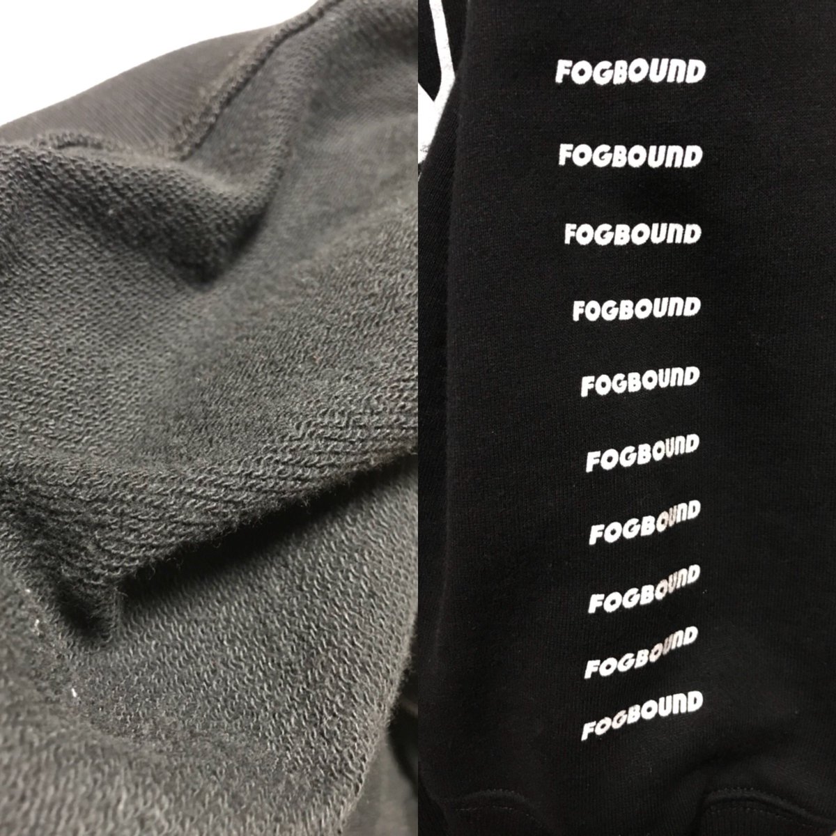 米津玄師Fogboundグッズ紹介 【BOOTパーカー(XL)】 写真169cm♂胴足4:6