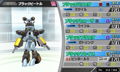 ブラックビートル、ブラックスタッグのパーツ名全部 #20周年なので好き