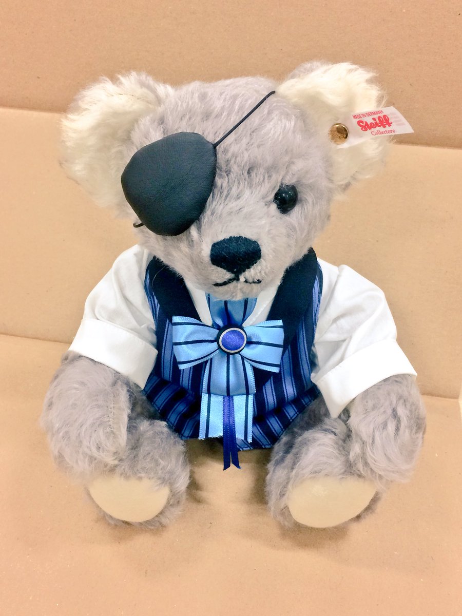 本日の #黒執事 グッズ】シュタイフ さんコラボテディベア！遂に届き