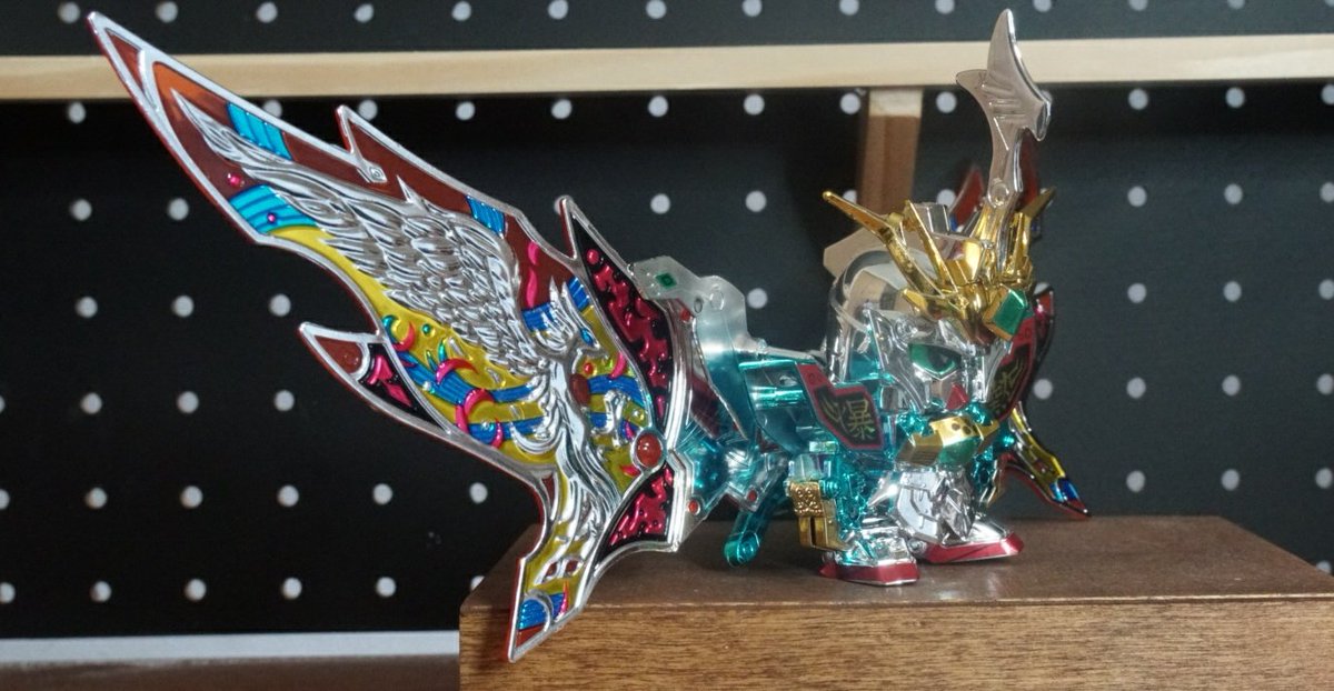 友達が持ってきてくれました！ 號斗丸結晶輝羅鋼天空鳳凰翼形態！ なげ