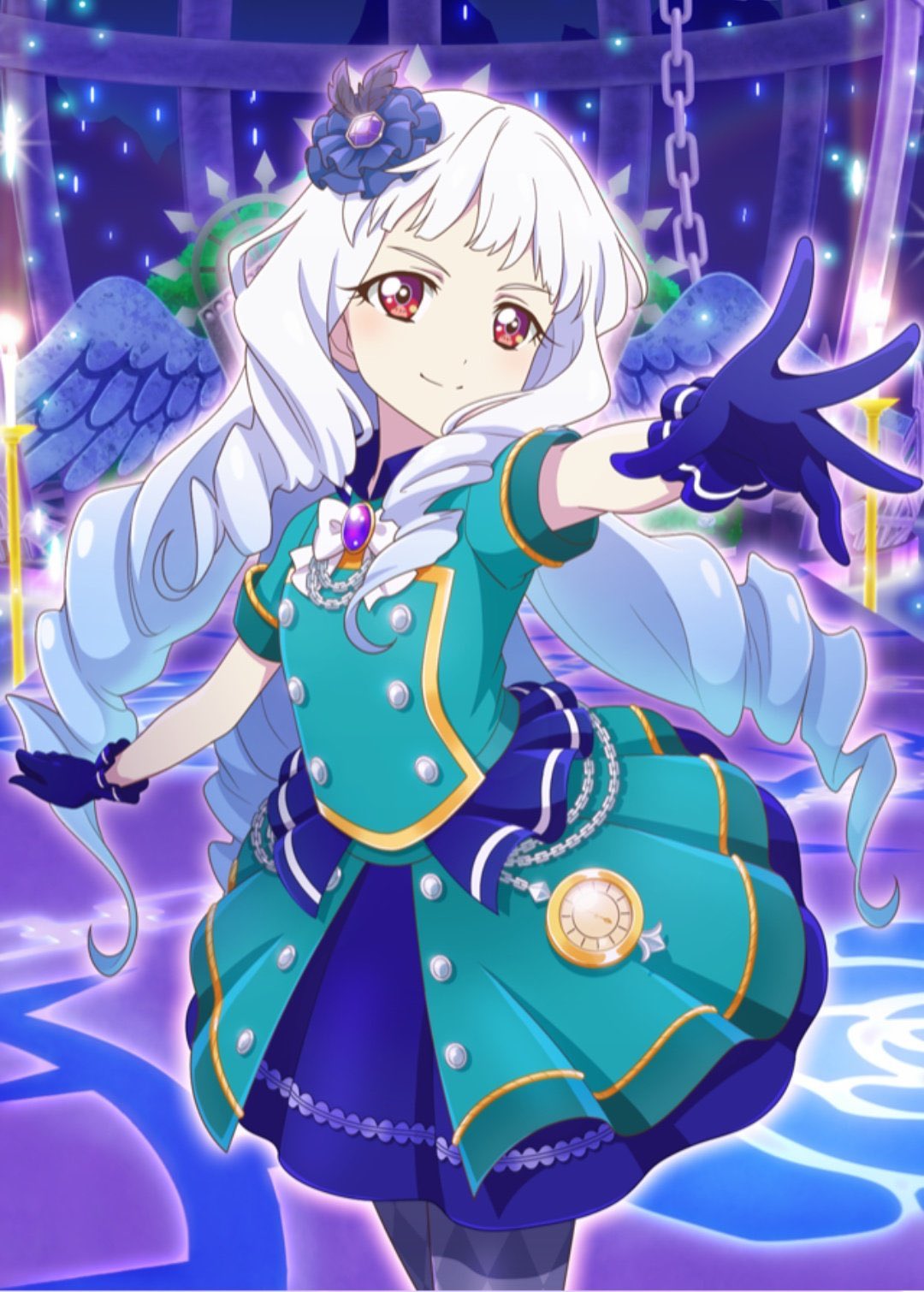 アイカツスターズ タオル 白銀リリィ アイカツスターズ タオル 白銀