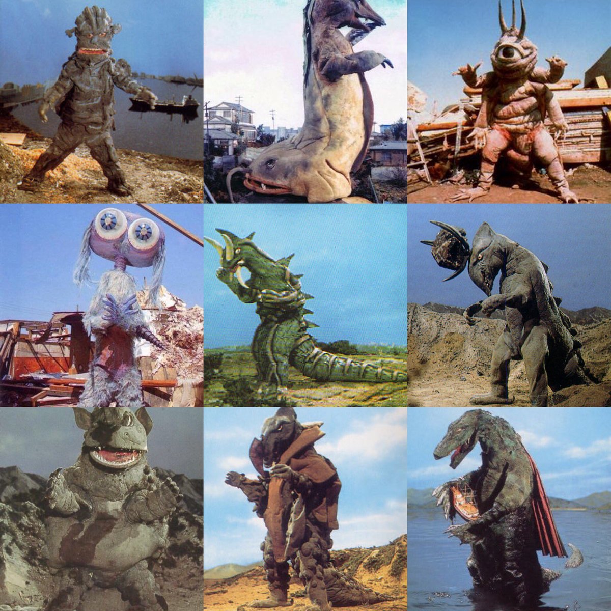 特撮で自分の知ってる知識を一つ挙げろ スペクトルマンより 左の怪獣