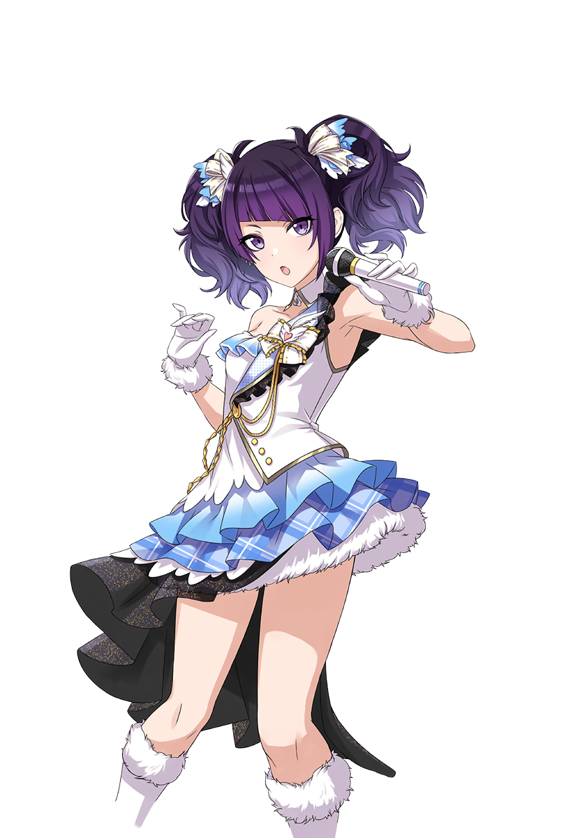 シャニマス高画質立ち絵 [アンティーカ] 田中摩美々 ①：通常衣装 ②