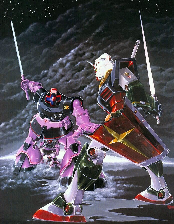 斜め後ろからの美学 あのパイロットめ、只者ではないぞ #ガンダム