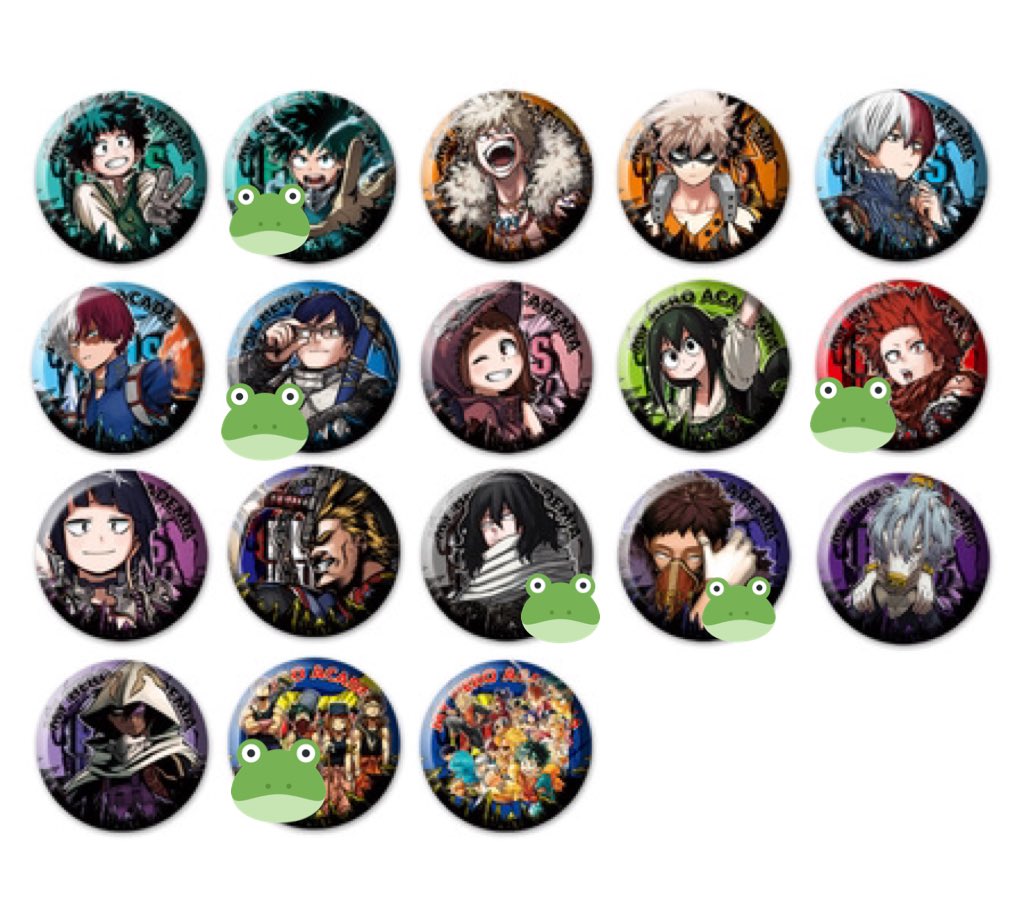ヒロアカ 緑谷出久 缶バッジ 十傑 12個 僕のヒーローアカデミア 緑谷