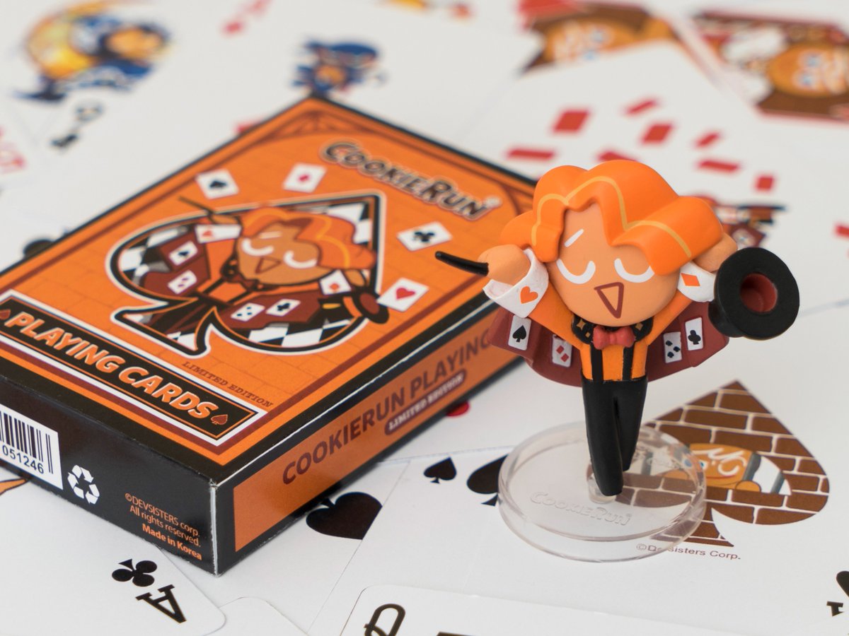 Coming Soon, D-1!] CookieRun Playing Card! 🎩 This card deck is an