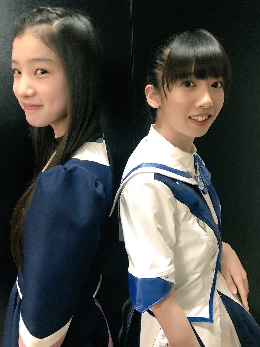 エビ中最年長と桜エビ最年少の背比べ。