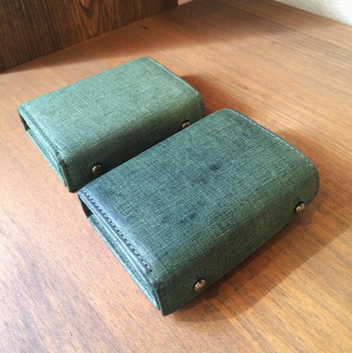 millefoglieシリーズのクアドレッティは経年変化のサンプルが店頭に