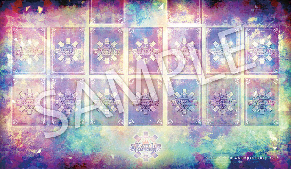 Hatti Grand Championship 2018 上位賞・参加賞のデザインを公開！ ①