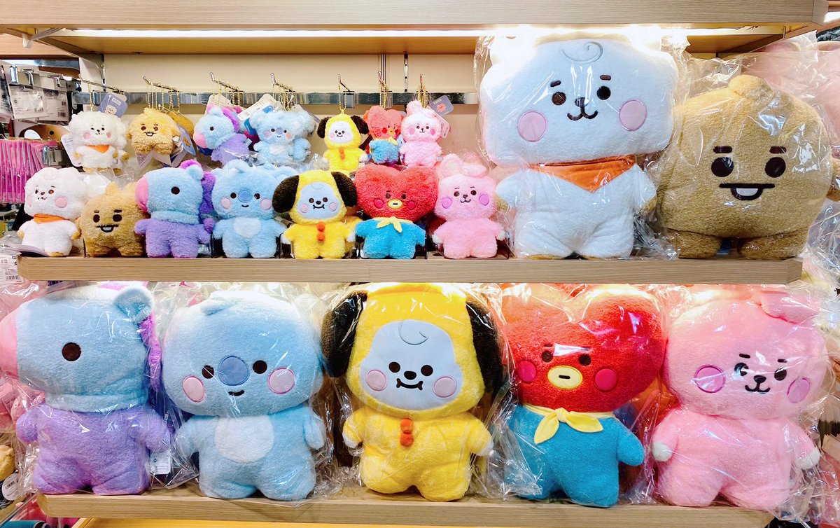 🍀キャラクターコーナー🍀 大人気のBT21 たっとんぬいぐるみが入荷