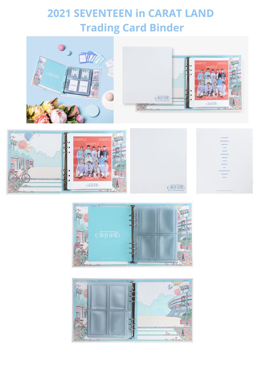 2021 SEVENTEEN in CARAT LAND Official Trading Card Binder