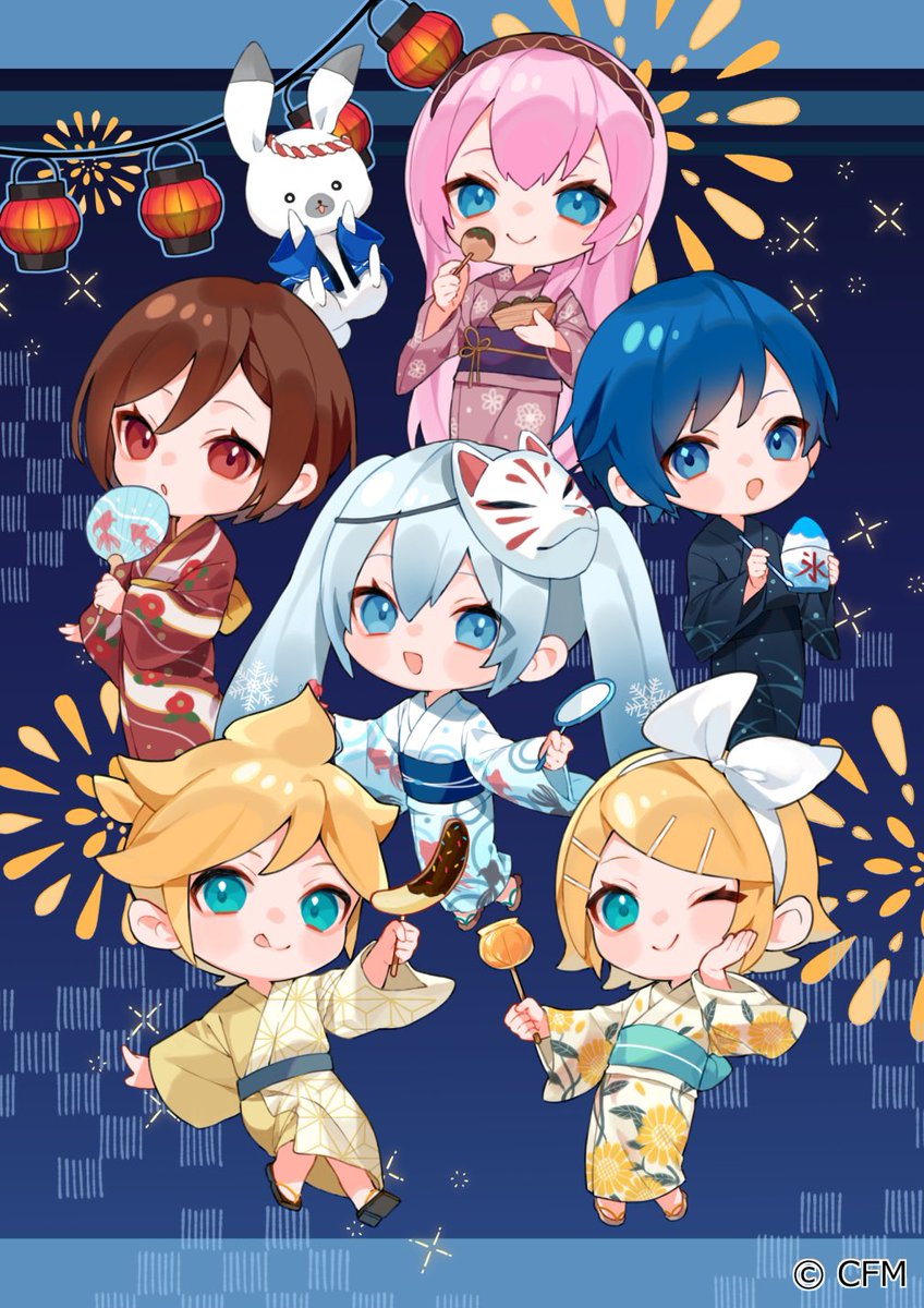 初音ミク ,鏡音レン ,鏡音リン ,カイト(ボーカロイド) ,巡音ルカ