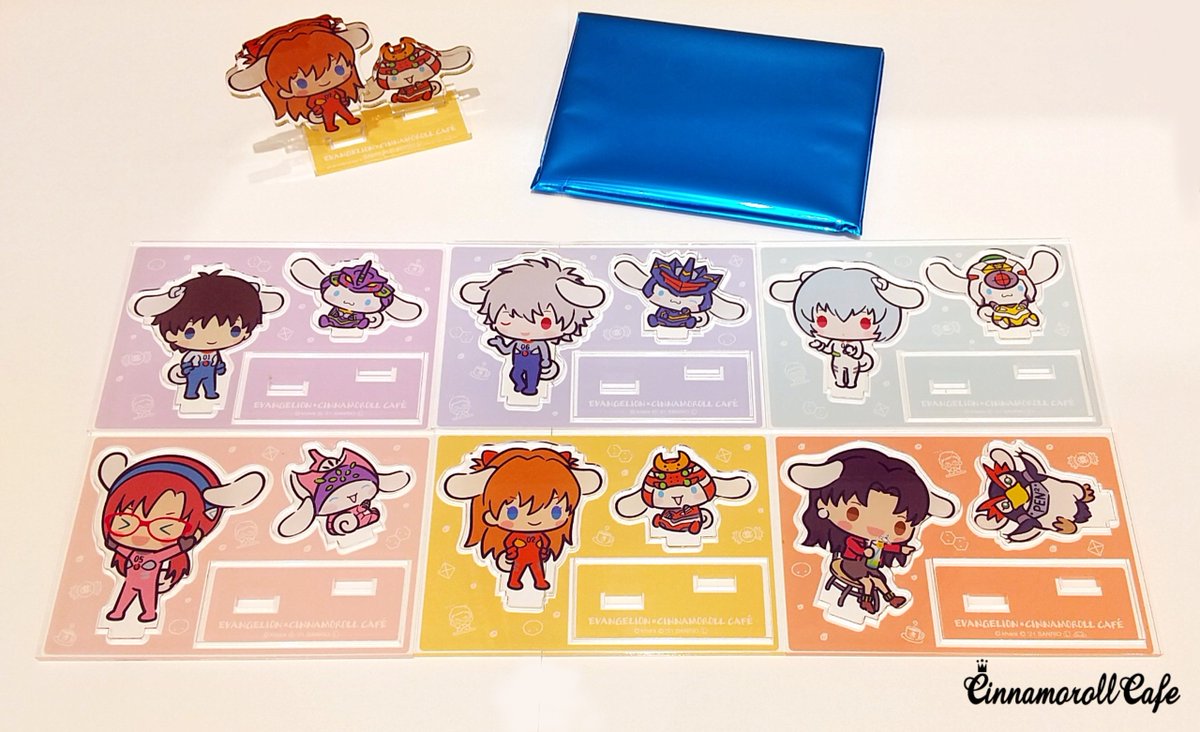 エヴァンゲリオン×シナモロールカフェ 8月24日(火)より、追加グッズが