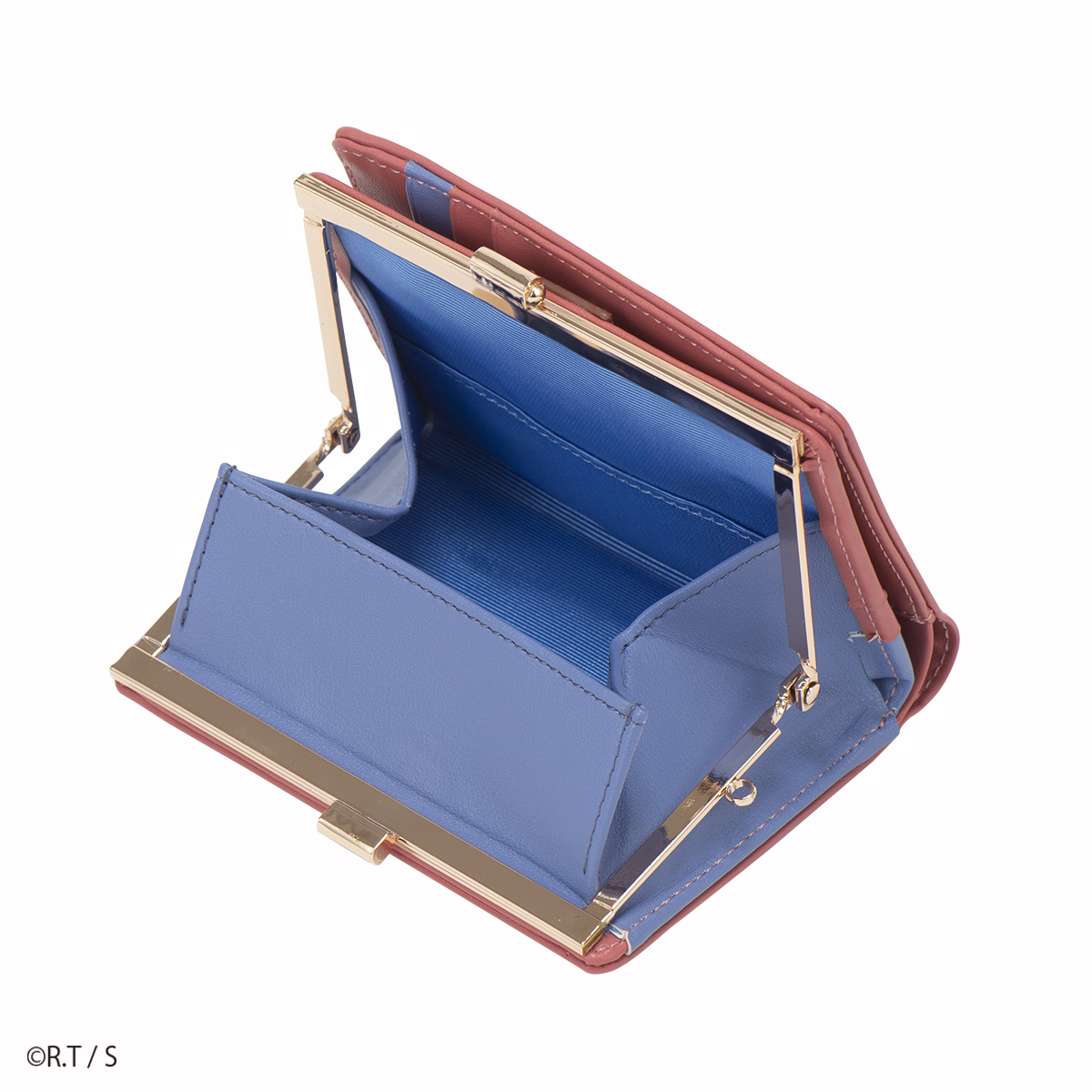 らんま1/2』×muddie 二つ折り財布 らんま プリント×素押しの立体感が