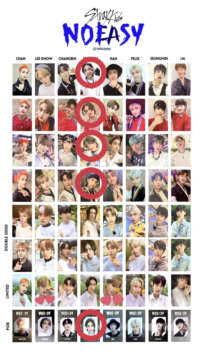 stray kids スキズ トレカ 交換 NOEASY 譲:1枚目 求:ヒョンジン