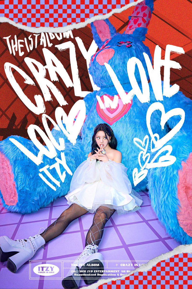 ITZY ユナ トレカ loco crazy in love ラキドロ ITZY 1st Album Crazy In Love Official Photocard Yeji Lia Ryujin