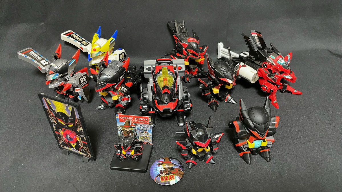 懐かしかろう？ クロムランサーやらクロムゼファーやらクロムレヴァン