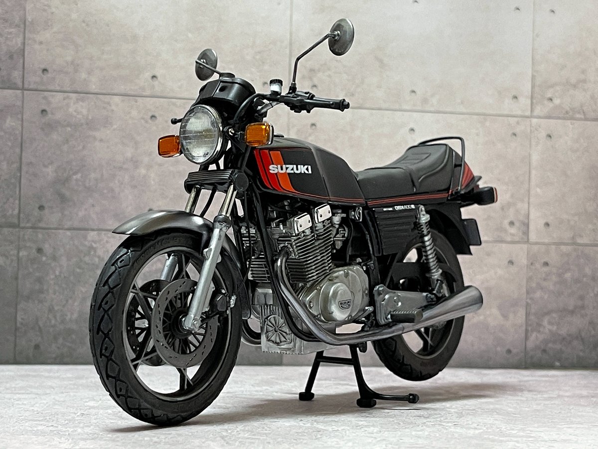 GSX400E 身近な車種をラインナップしてくれるアオシマさんに感謝です