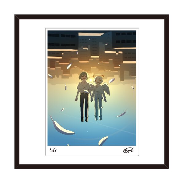 GOODS紹介】 ・額装ポスター 「日食」、「空を歩く」、「伝える