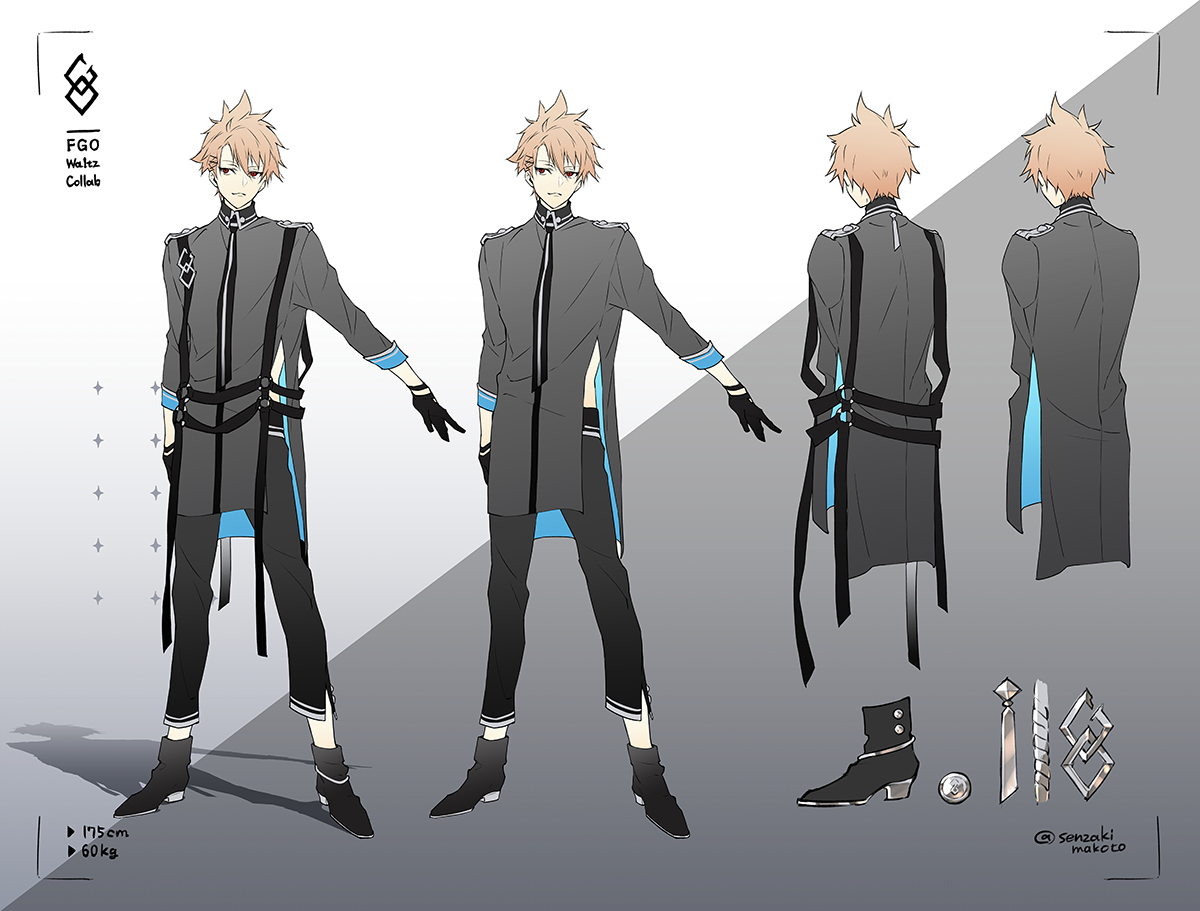 FGOWaltz×FGOコラボイベ概念礼装の作画用に描いてたアイドル衣装設定画