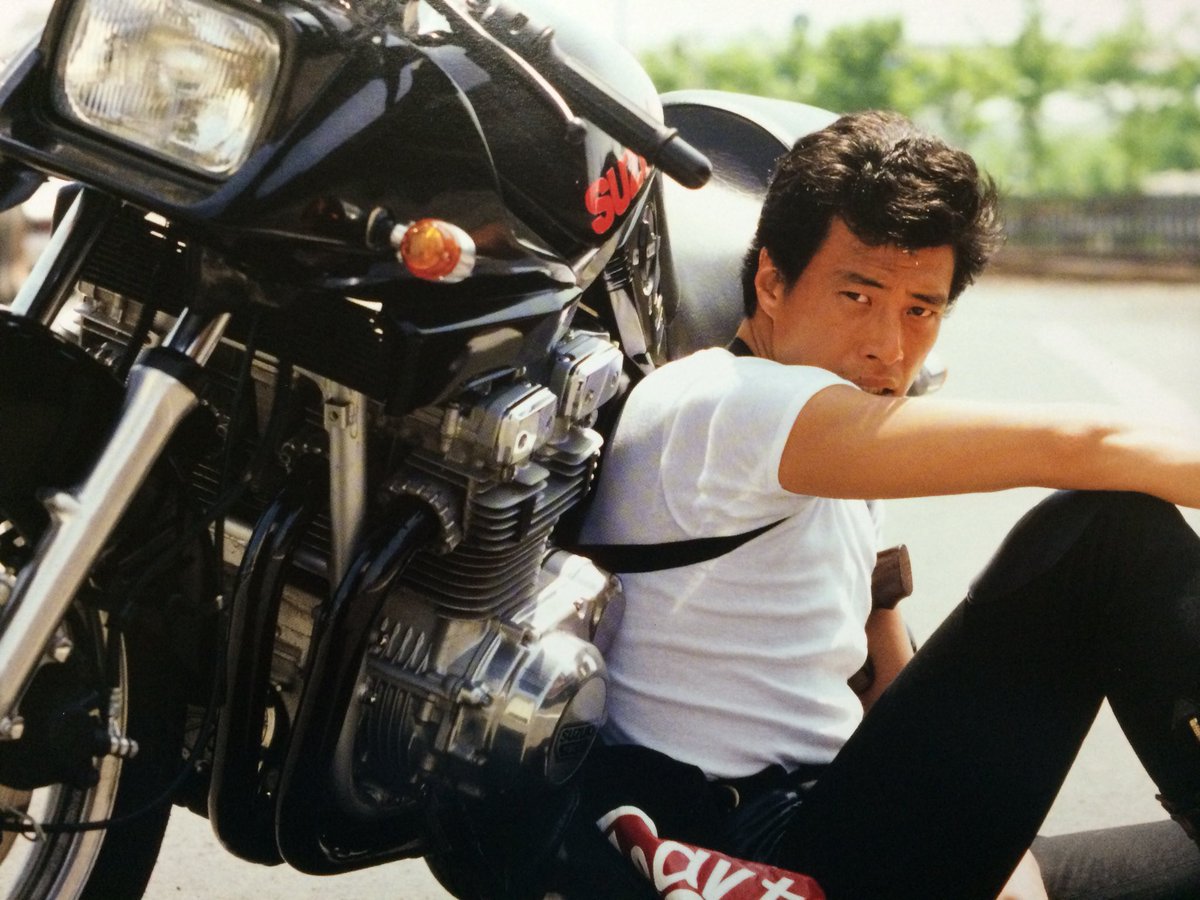 バイクの日！ バイクといえばやっぱりこの人。 KATANAに跨り、特機隊を