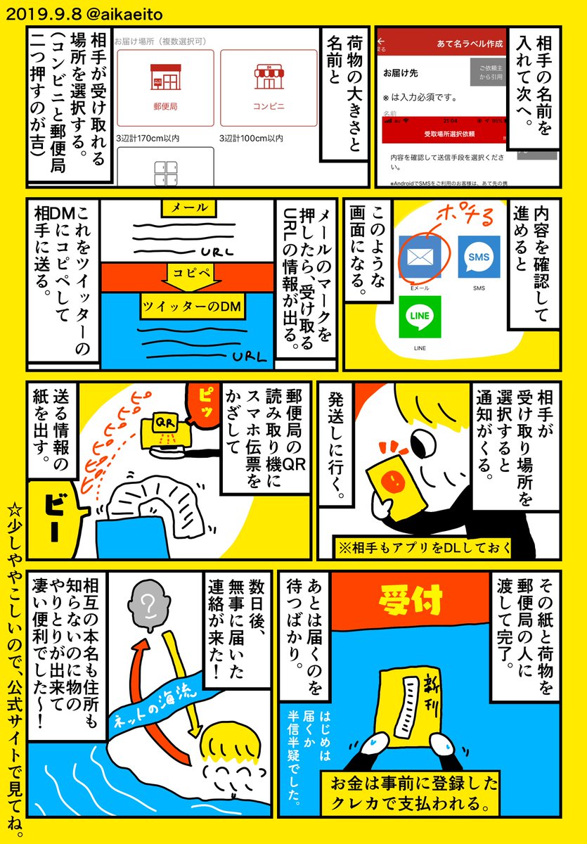 フォロワーさんに匿名配送した話