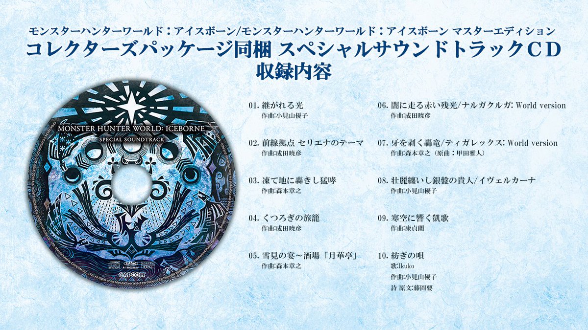 モンスターハンターワールド：アイスボーン』『モンスターハンター