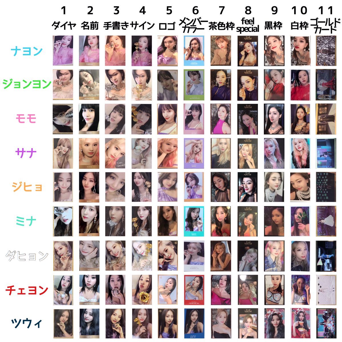 feel special トレカ 一覧 日本語版 日本語版よかったら使ってください