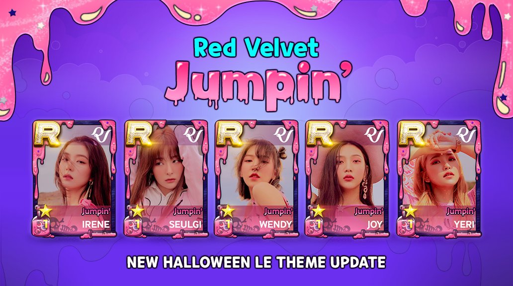INFO] Jumpin' and a limited edition Red Velvet Halloween theme has