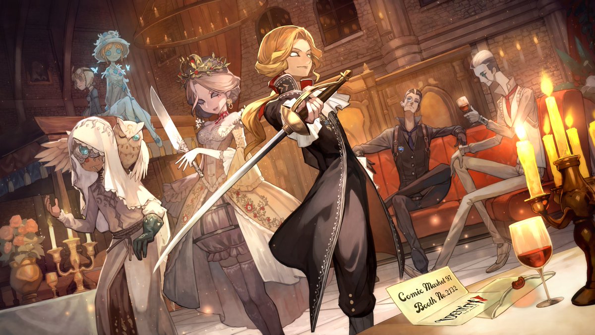 IdentityⅤ 第五人格」にてコミケ用イラスト描かせていただきました