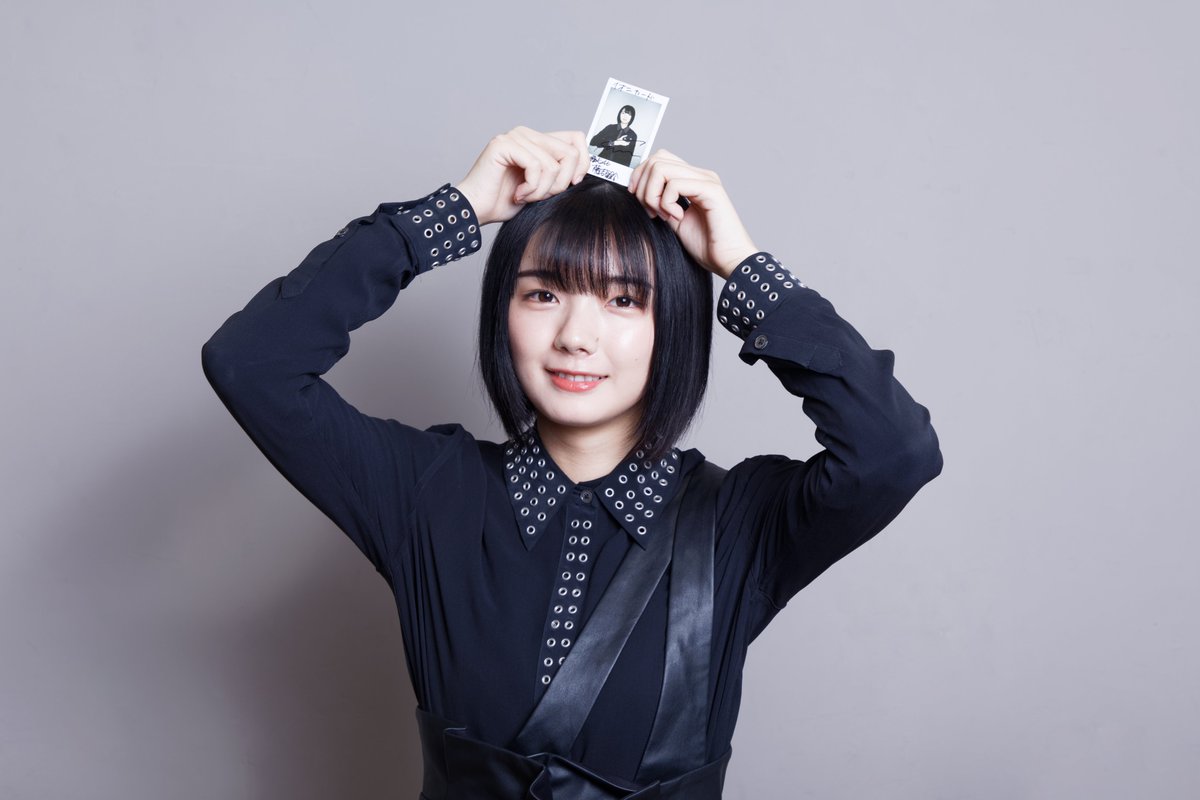 ほっこりかわいい🥰 藤吉夏鈴さん直筆のサイン入りチェキ #欅の1点もの