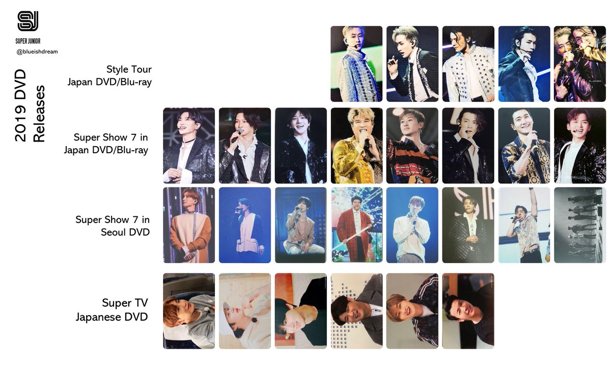 I tried to compile all 2019 Super Junior photocards. I tried my