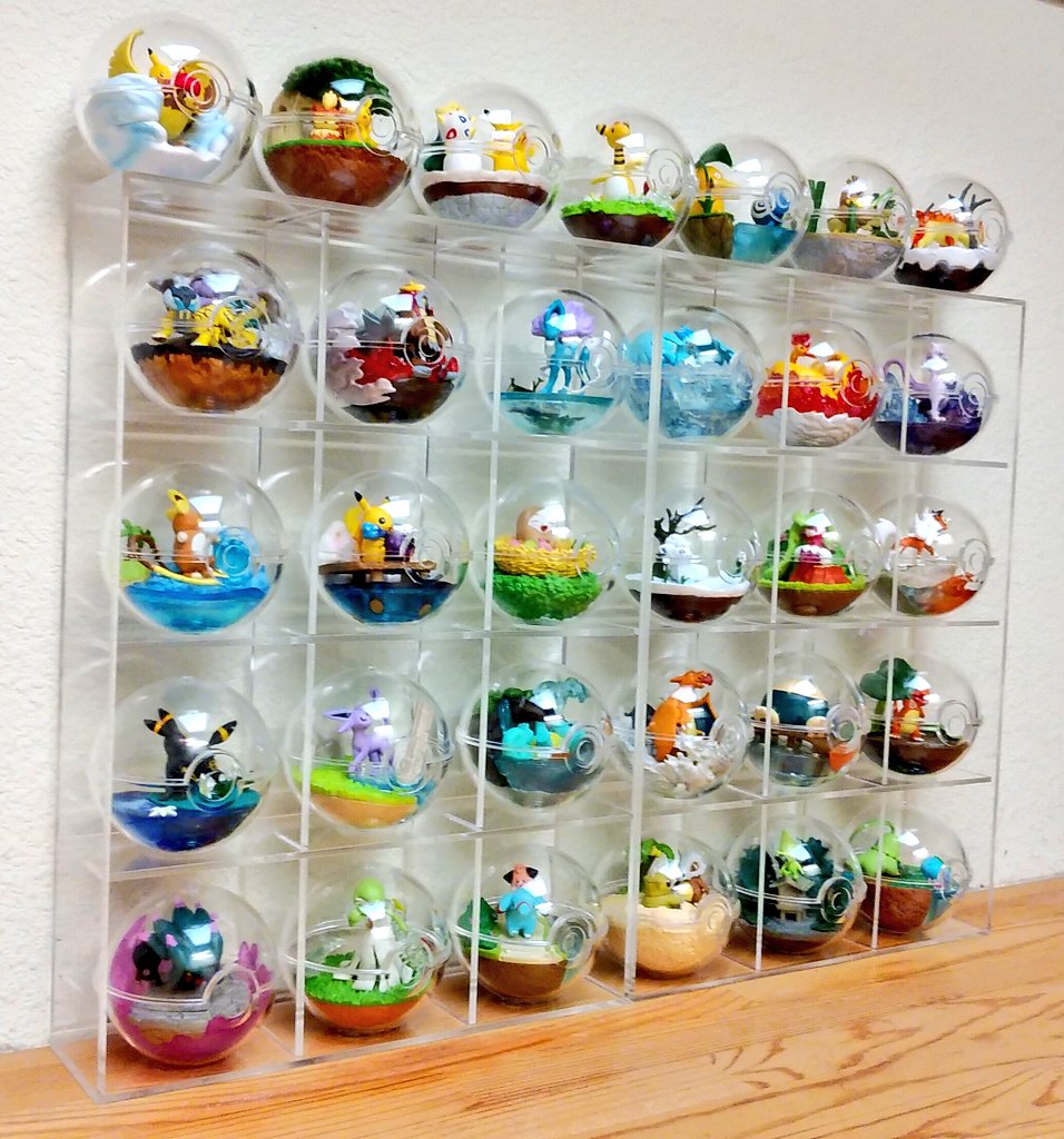 ポケモンテラリウムコレクション』を並べるのにピッタリな小物ケースを