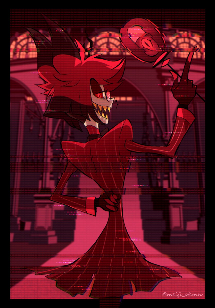 ハズビンホテルのアラスター／HAZBIN HOTEL Alastor （Fanart）