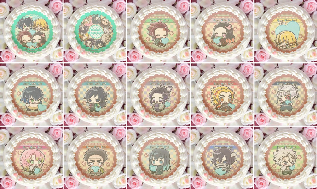 鬼滅の刃 ホワイトデー 2020年 プリロール 缶バッジ