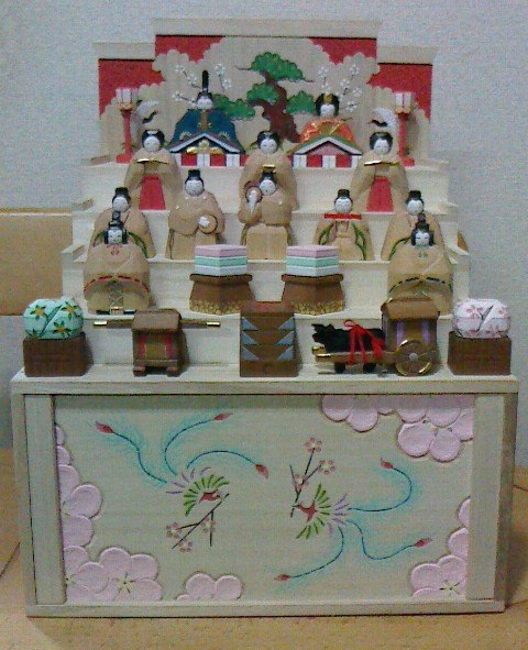 お雛様特集🎎 青紫園 晃（せいしえん あきら）作 変わり雛 段雛 内裏雛