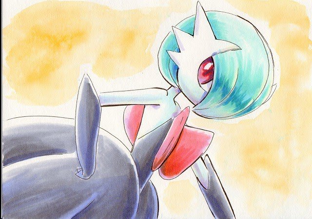 メガサーナイトは色違いポケモンの中ではかなり好きな部類です