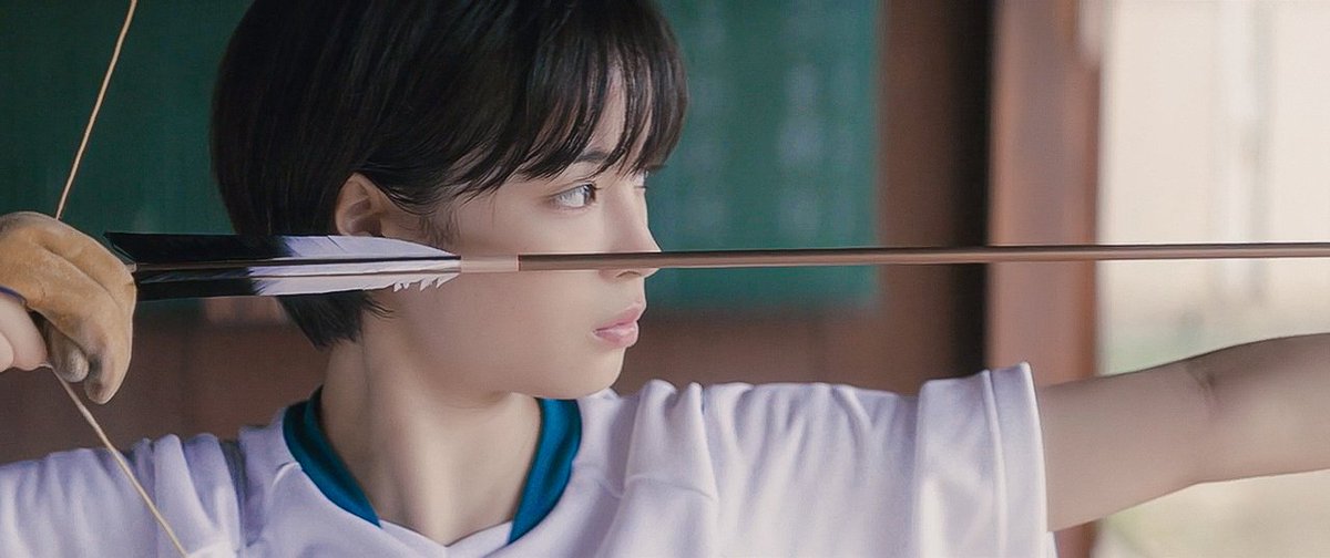 すずちゃんのカッコいい弓道姿💕 美しすぎて禿げそうです #広瀬すず