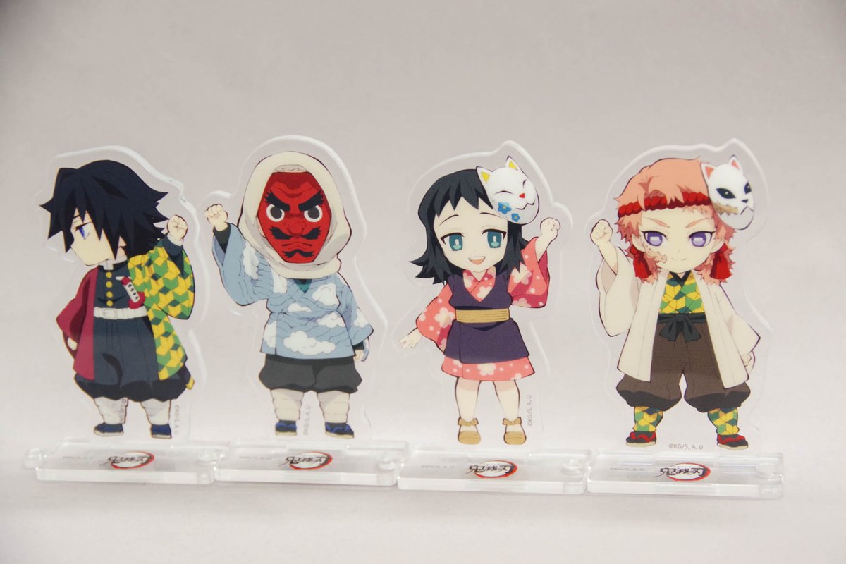 鬼滅の刃 コラボカフェ商品第四弾WEB受注】 ◇繋がるアクリルスタンド