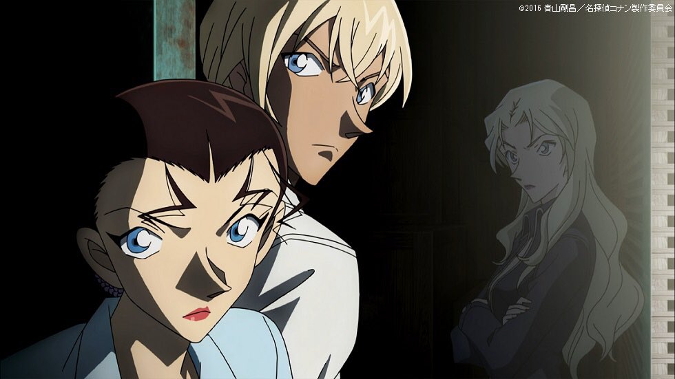 名探偵コナン #純黒の悪夢」まで、あと1️⃣5️⃣分 🚗冒頭からの迫力