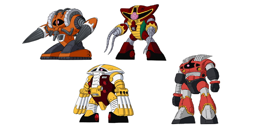 一方、アッグシリーズに属する機体（アッグ、アッグガイ、ジュアッグ