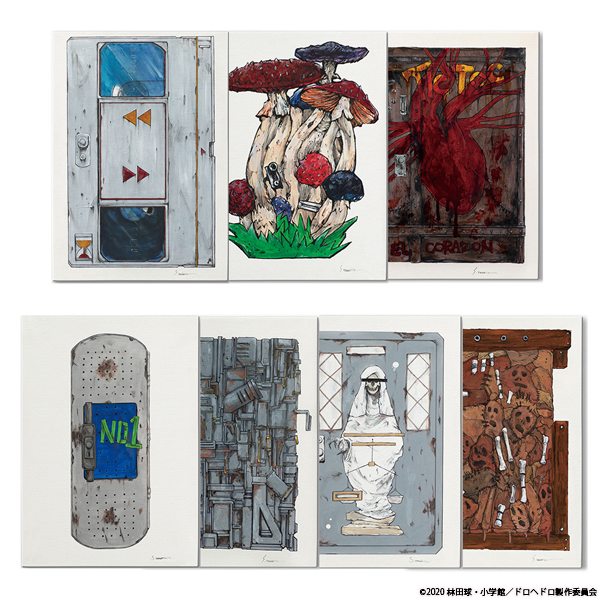 新商品】 TVアニメ「ドロヘドロ」本編に登場する扉のキャンバスアート