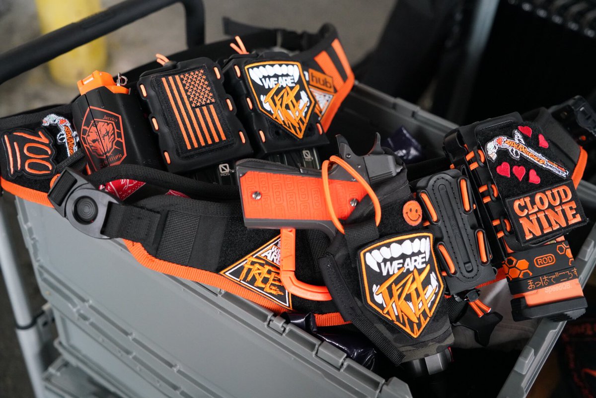 本日F2プラント様にてサバゲー&撮影✨ オレンジ推してきました