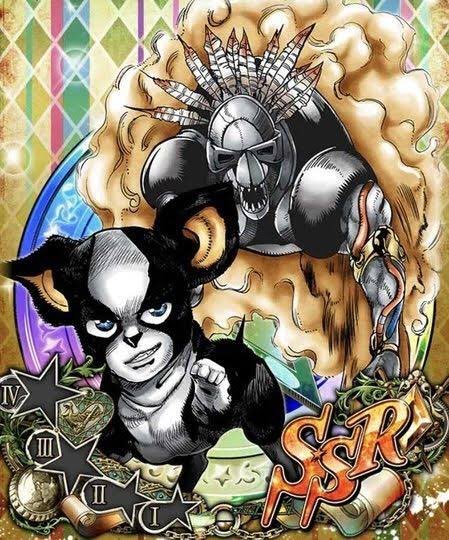 イギー】 出典:ジョジョの奇妙な冒険(荒木飛呂彦) 第3部に登場する犬