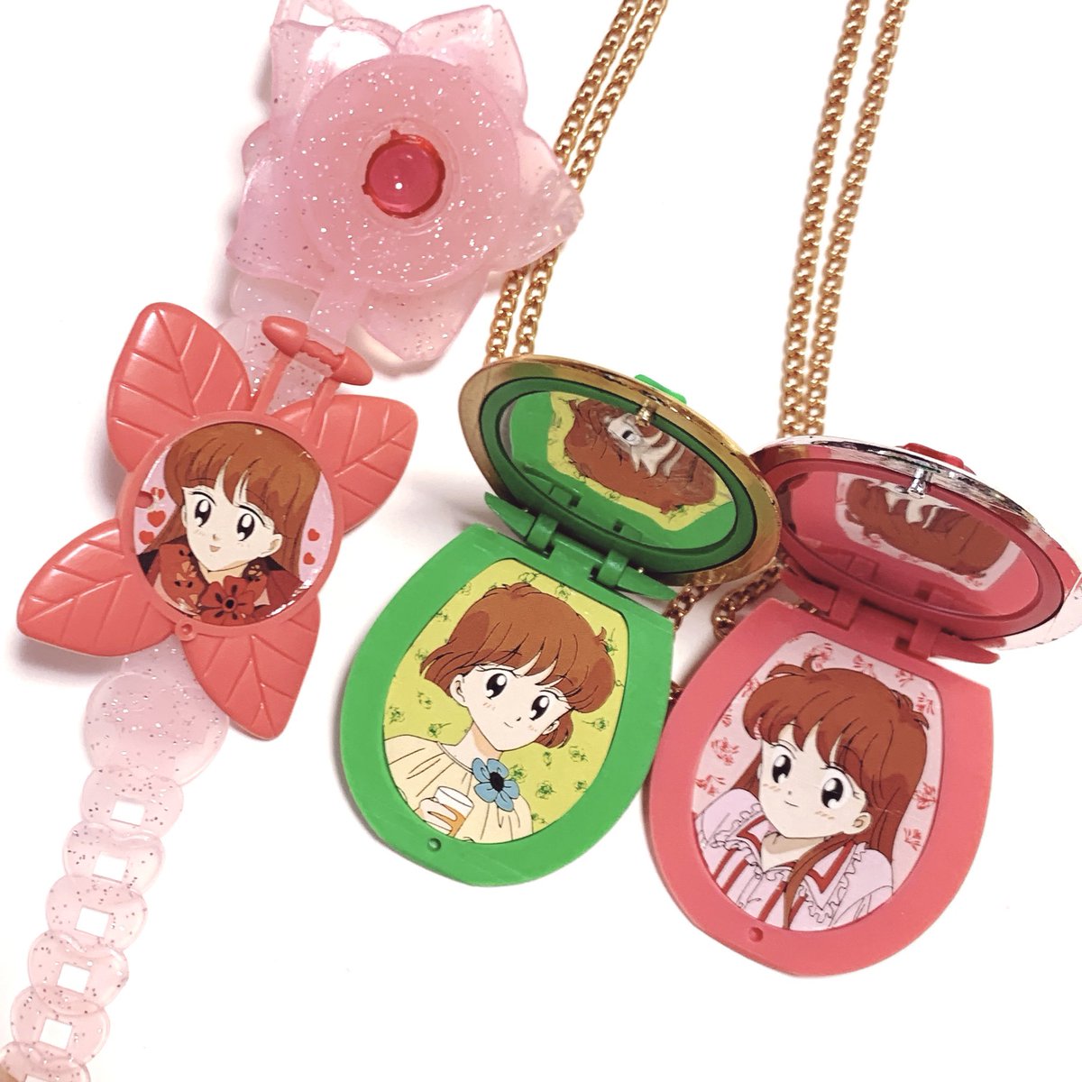 おなじくミラクル🌟ガールズの当時の食玩広告！ ペンダント