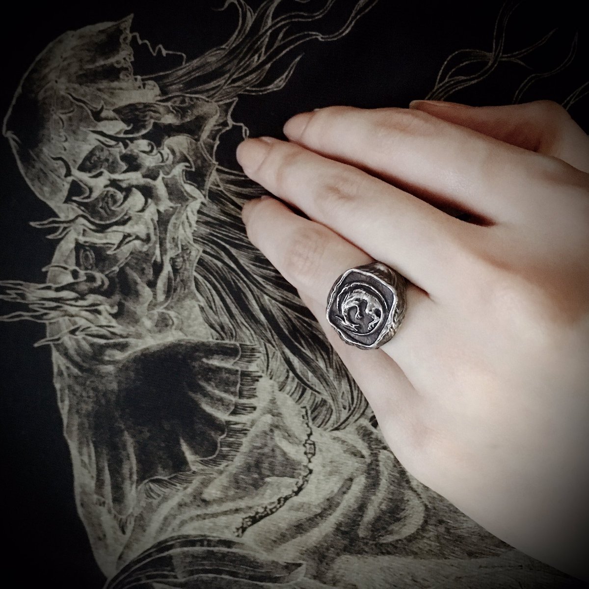 ダークソウル×TORCH TORCH リングコレクション/ 静かに眠る竜印の指輪